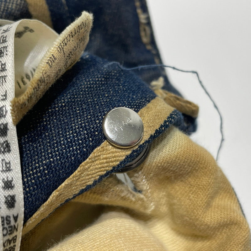 【中古品】【メンズ】 LEVI'S VINTAGE CLOSING リーバイスヴィンテージクロージング LOT 66 BIB OVERALL CUSTOMIZE DENIM PANTS ビブ オーバーオール カスタマイズ デニムパンツ ボトムス 156-260713-yo-01-tei サイズ：W32/L32 カラー：インディゴ 万代Net店