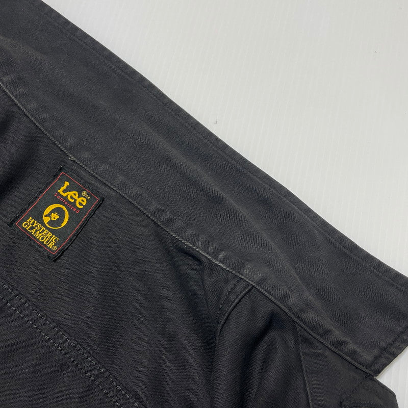 【中古品】【メンズ】 LEE リー × HYSTERIC GLAMOUR ヒステリックグラマー 別注 コラボ 100J WESTERNER DENIM JACKET 95523 ウエスターナー デニムジャケット ライトアウター 145-260713-yo-04-tei サイズ：L カラー：ブラック 万代Net店