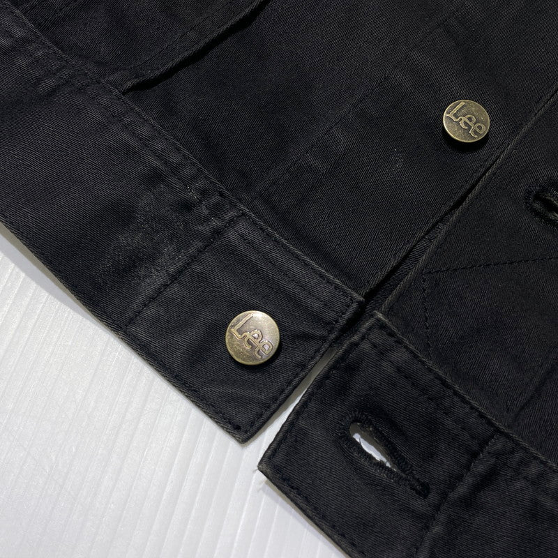 【中古品】【メンズ】 LEE リー × HYSTERIC GLAMOUR ヒステリックグラマー 別注 コラボ 100J WESTERNER DENIM JACKET 95523 ウエスターナー デニムジャケット ライトアウター 145-260713-yo-04-tei サイズ：L カラー：ブラック 万代Net店