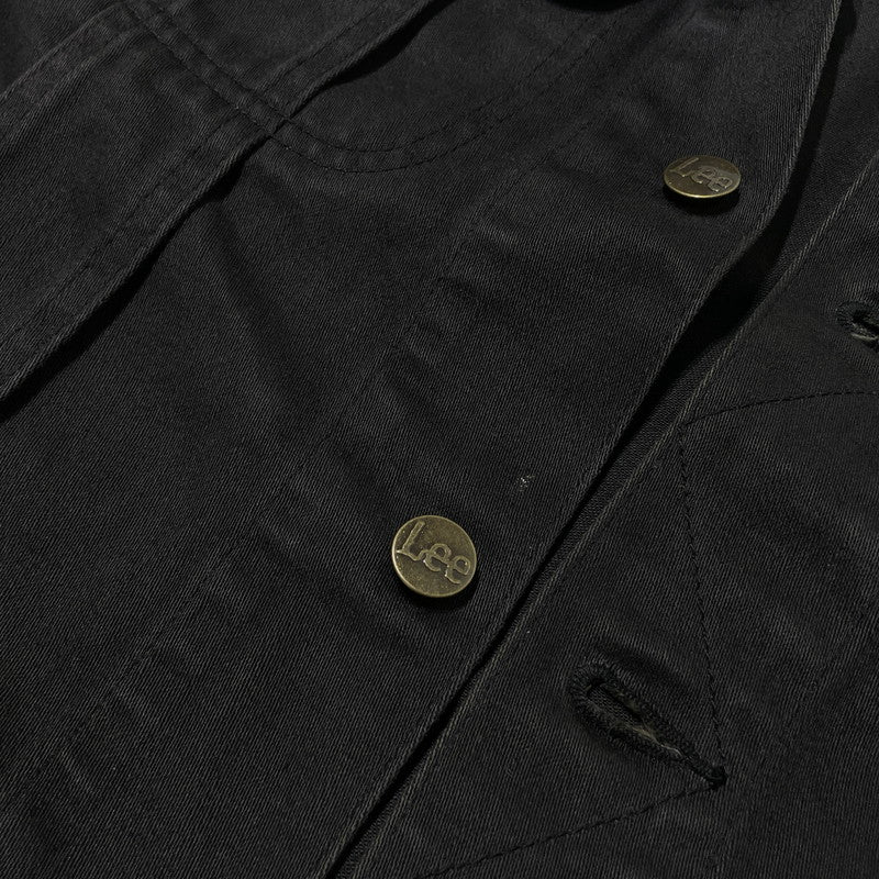 【中古品】【メンズ】 LEE リー × HYSTERIC GLAMOUR ヒステリックグラマー 別注 コラボ 100J WESTERNER DENIM JACKET 95523 ウエスターナー デニムジャケット ライトアウター 145-260713-yo-04-tei サイズ：L カラー：ブラック 万代Net店