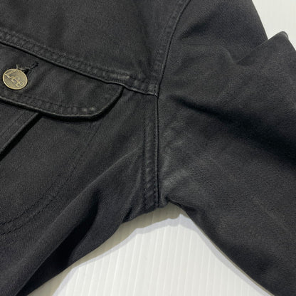 【中古品】【メンズ】 LEE リー × HYSTERIC GLAMOUR ヒステリックグラマー 別注 コラボ 100J WESTERNER DENIM JACKET 95523 ウエスターナー デニムジャケット ライトアウター 145-260713-yo-04-tei サイズ：L カラー：ブラック 万代Net店