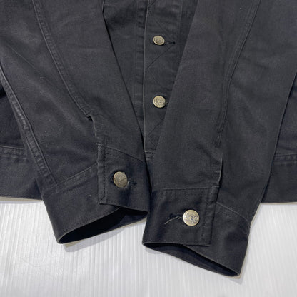【中古品】【メンズ】 LEE リー × HYSTERIC GLAMOUR ヒステリックグラマー 別注 コラボ 100J WESTERNER DENIM JACKET 95523 ウエスターナー デニムジャケット ライトアウター 145-260713-yo-04-tei サイズ：L カラー：ブラック 万代Net店
