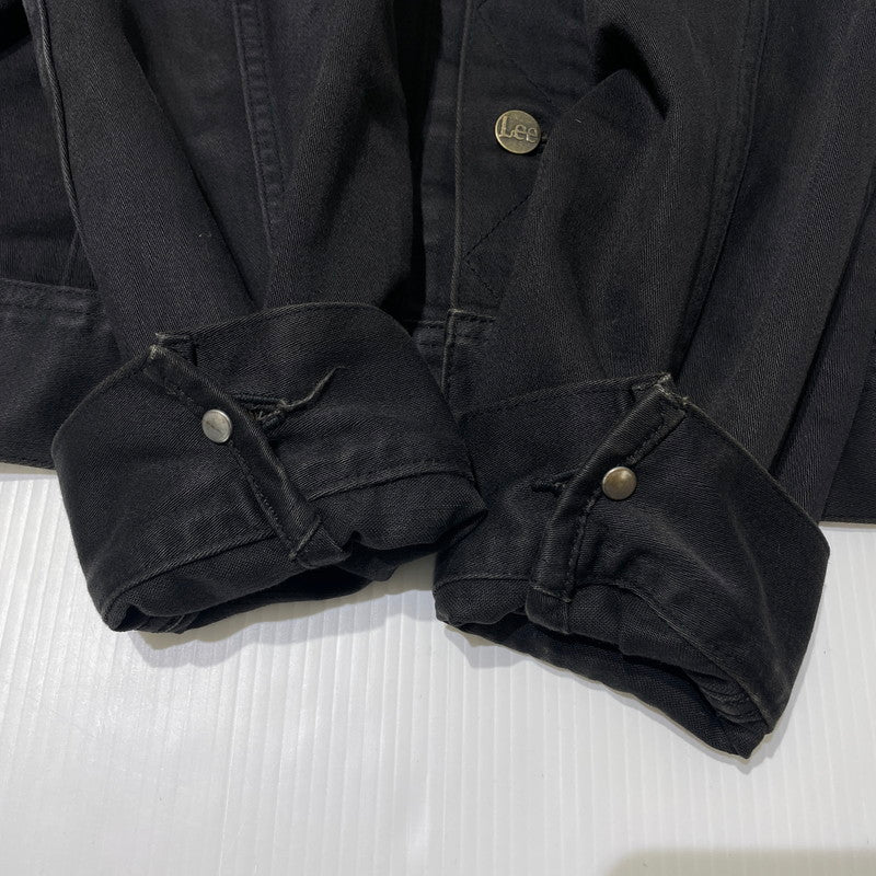 【中古品】【メンズ】 LEE リー × HYSTERIC GLAMOUR ヒステリックグラマー 別注 コラボ 100J WESTERNER DENIM JACKET 95523 ウエスターナー デニムジャケット ライトアウター 145-260713-yo-04-tei サイズ：L カラー：ブラック 万代Net店