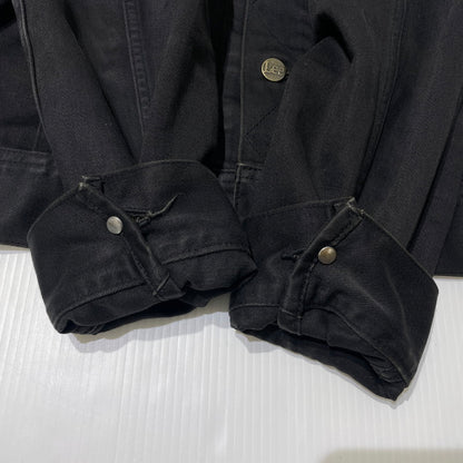【中古品】【メンズ】 LEE リー × HYSTERIC GLAMOUR ヒステリックグラマー 別注 コラボ 100J WESTERNER DENIM JACKET 95523 ウエスターナー デニムジャケット ライトアウター 145-260713-yo-04-tei サイズ：L カラー：ブラック 万代Net店