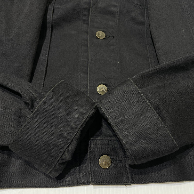 【中古品】【メンズ】 LEE リー × HYSTERIC GLAMOUR ヒステリックグラマー 別注 コラボ 100J WESTERNER DENIM JACKET 95523 ウエスターナー デニムジャケット ライトアウター 145-260713-yo-04-tei サイズ：L カラー：ブラック 万代Net店