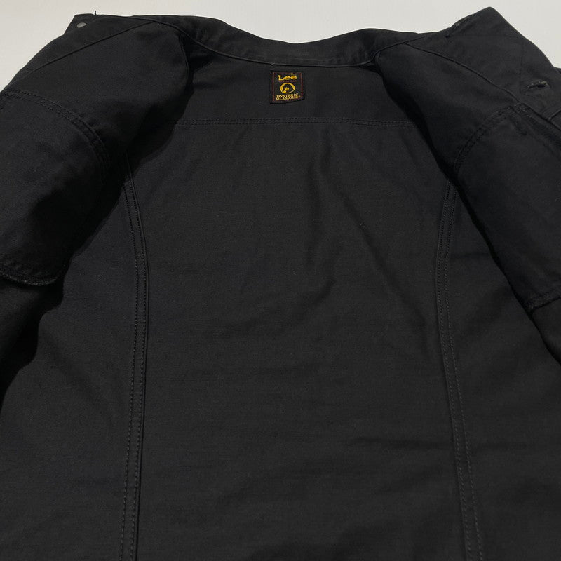 【中古品】【メンズ】 LEE リー × HYSTERIC GLAMOUR ヒステリックグラマー 別注 コラボ 100J WESTERNER DENIM JACKET 95523 ウエスターナー デニムジャケット ライトアウター 145-260713-yo-04-tei サイズ：L カラー：ブラック 万代Net店