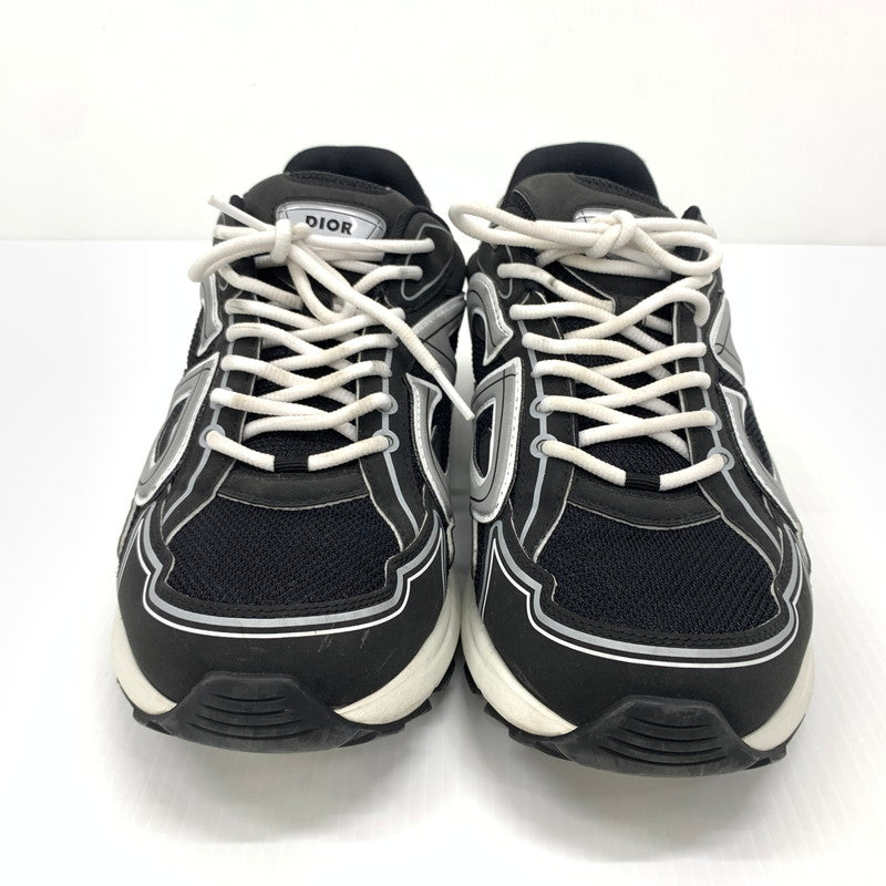 【中古品】【メンズ】 Christian Dior クリスチャン・ディオール B30 カウントダウン スニーカー 靴 テクニカルメッシュ テクニカルファブリック 183-260714-ko-04-tei サイズ：43 カラー：ブラック 万代Net店