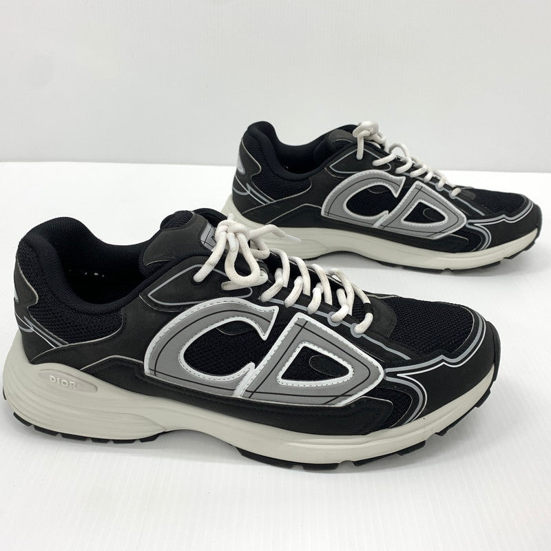 【中古品】【メンズ】 Christian Dior クリスチャン・ディオール B30 カウントダウン スニーカー 靴 テクニカルメッシュ テクニカルファブリック 183-260714-ko-04-tei サイズ：43 カラー：ブラック 万代Net店