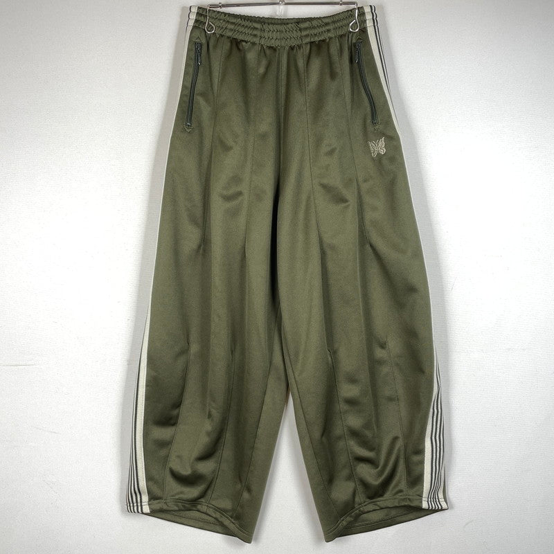 【中古品】【メンズ】 NEEDLES ニードルス H.D PANT PU1591 ヒザデル パンツ ボトムス 151-260720-sa-26-tei サイズ：XS カラー：カーキ 万代Net店