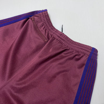 【中古品】【メンズ】 NEEDLES ニードルス H.D TRACK PANT POLY SMOOTH NS250 ヒザデル トラックパンツ ポリスムース ボトムス 151-260713-yo-02-tei サイズ：XS カラー：WINE 万代Net店