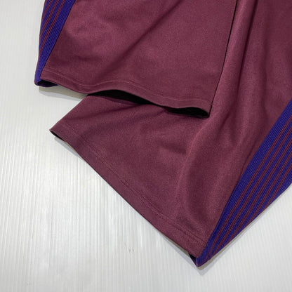 【中古品】【メンズ】 NEEDLES ニードルス H.D TRACK PANT POLY SMOOTH NS250 ヒザデル トラックパンツ ポリスムース ボトムス 151-260713-yo-02-tei サイズ：XS カラー：WINE 万代Net店