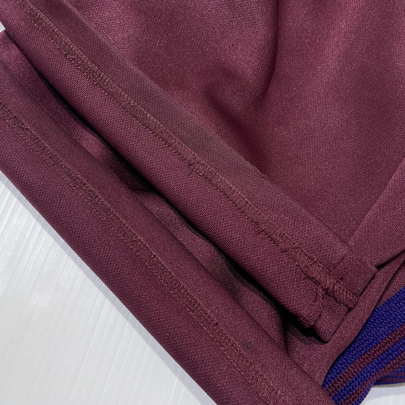 【中古品】【メンズ】 NEEDLES ニードルス H.D TRACK PANT POLY SMOOTH NS250 ヒザデル トラックパンツ ポリスムース ボトムス 151-260713-yo-02-tei サイズ：XS カラー：WINE 万代Net店