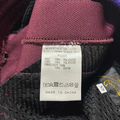 【中古品】【メンズ】 NEEDLES ニードルス H.D TRACK PANT POLY SMOOTH NS250 ヒザデル トラックパンツ ポリスムース ボトムス 151-260713-yo-02-tei サイズ：XS カラー：WINE 万代Net店