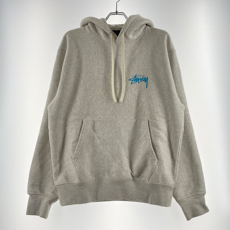 【中古品】【メンズ】 STUSSY ステューシー DANCE ENERGY HOODIE 1924818 ダンスエナジー フーディー 長袖 トップス プルオーバーパーカー 142-260713-yo-08-tei サイズ：M カラー：グレー 万代Net店