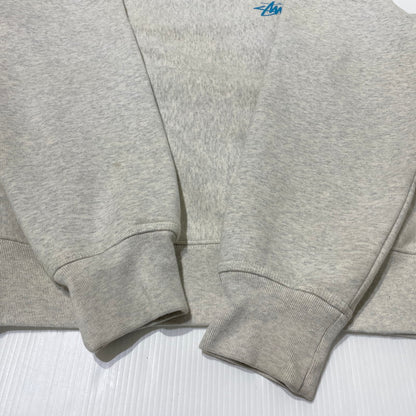 【中古品】【メンズ】 STUSSY ステューシー DANCE ENERGY HOODIE 1924818 ダンスエナジー フーディー 長袖 トップス プルオーバーパーカー 142-260713-yo-08-tei サイズ：M カラー：グレー 万代Net店