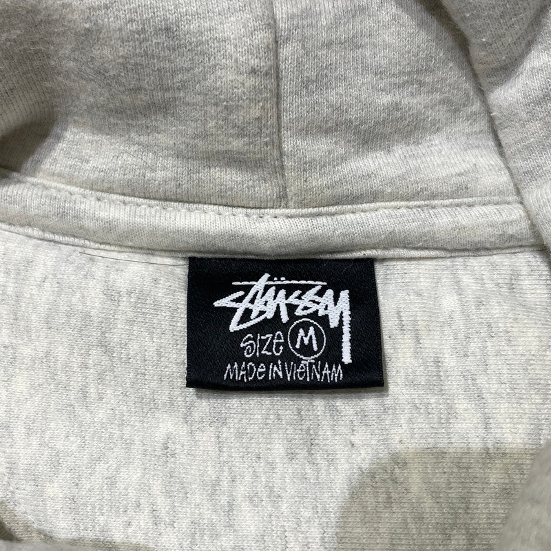 【中古品】【メンズ】 STUSSY ステューシー DANCE ENERGY HOODIE 1924818 ダンスエナジー フーディー 長袖 トップス プルオーバーパーカー 142-260713-yo-08-tei サイズ：M カラー：グレー 万代Net店