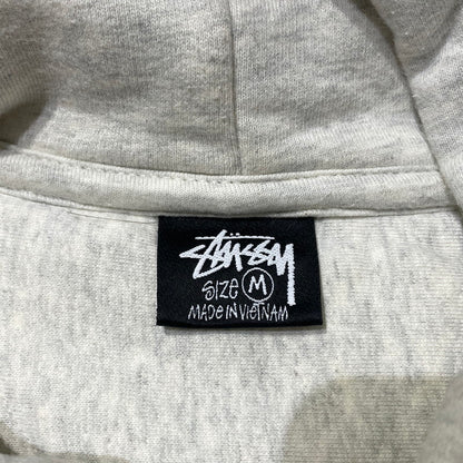 【中古品】【メンズ】 STUSSY ステューシー DANCE ENERGY HOODIE 1924818 ダンスエナジー フーディー 長袖 トップス プルオーバーパーカー 142-260713-yo-08-tei サイズ：M カラー：グレー 万代Net店