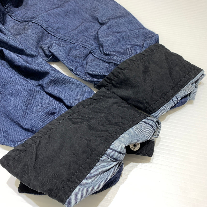 【中古品】【メンズ】 THE NORTH FACE ザ・ノースフェイス L/S NYLON DENIM NUPTSE SHIRT NR72130 ロングスリーブ ナイロンデニム ヌプシシャツ ライトアウター 144-260716-ko-11-tei サイズ：XL カラー：インディゴ 万代Net店