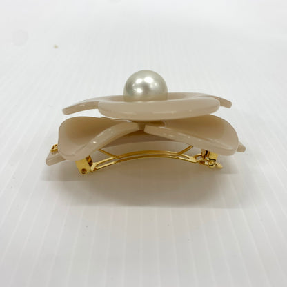 【中古品】【レディース】 ALEXANDRE DE PARIS アレクサンドル ドゥ パリ BARRETTE AA6-17448-04 バレッタ アクセサリー 髪留め アクリルパール 182-260714-ko-07-tei カラー：ベージュ 万代Net店