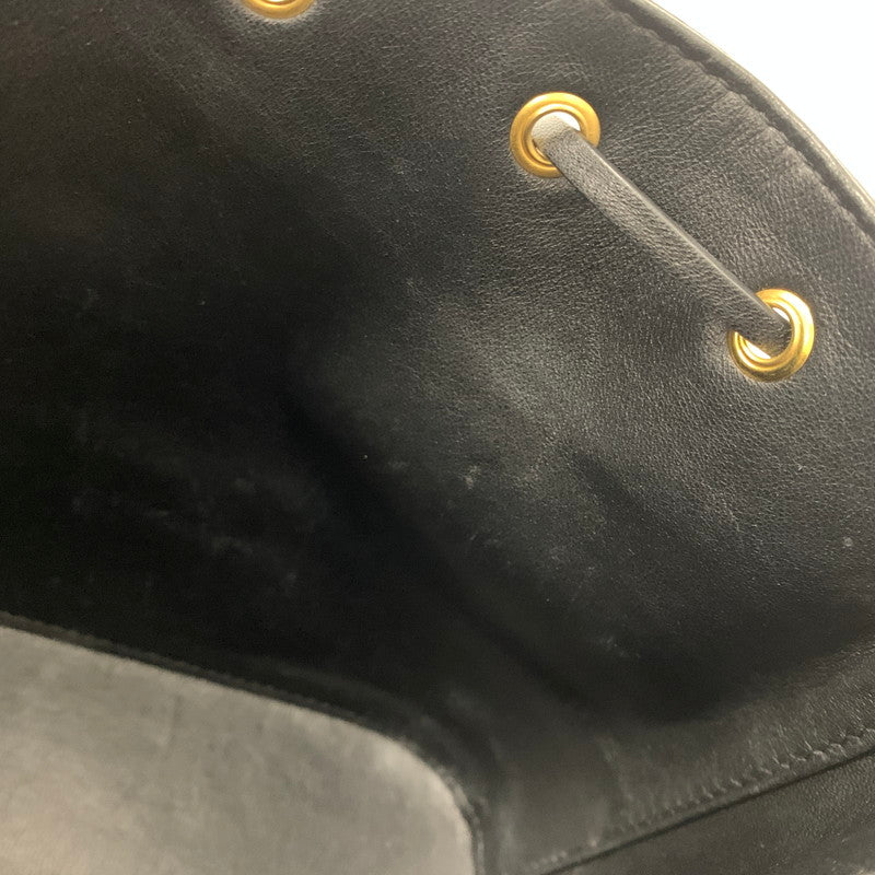 【中古品】【レディース】 VALENTINO GARAVANI ヴァレンティノ ガラヴァーニ Vロゴシグネチャー バケットバッグ カバン レザーバッグ 180-260714-ko-12-tei カラー：ブラック 万代Net店