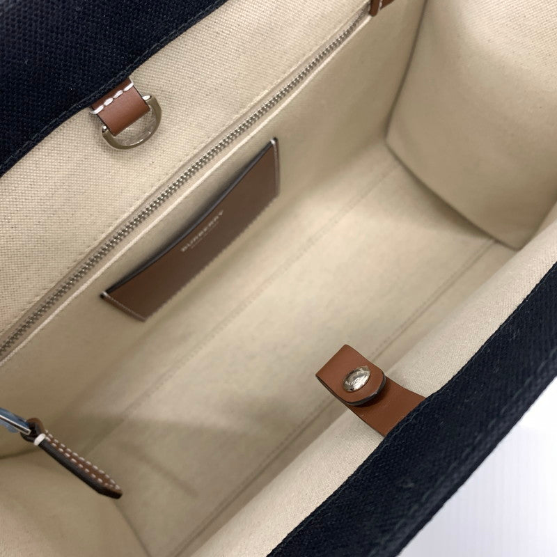 【中古品】【メンズ】 BURBERRY バーバリー FREYA TOTE BAG フレヤ トートバッグ カバン ショルダーバッグ 188-260714-ko-14-tei カラー：ブラック系 万代Net店