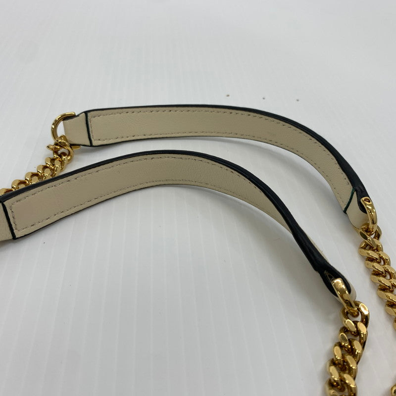【中古品】【レディース】 VERSACE ヴェルサーチ 1005560 1A03912 キルティング チェーン トートバッグ カバン レザーバッグ メデューサ 180-260714-ko-13-tei カラー：アイボリー系 万代Net店