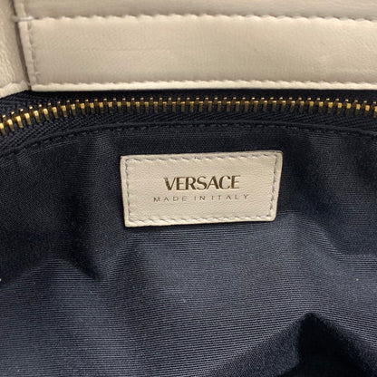 【中古品】【レディース】 VERSACE ヴェルサーチ 1005560 1A03912 キルティング チェーン トートバッグ カバン レザーバッグ メデューサ 180-260714-ko-13-tei カラー：アイボリー系 万代Net店