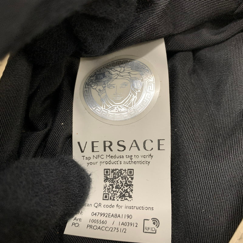 【中古品】【レディース】 VERSACE ヴェルサーチ 1005560 1A03912 キルティング チェーン トートバッグ カバン レザーバッグ メデューサ 180-260714-ko-13-tei カラー：アイボリー系 万代Net店
