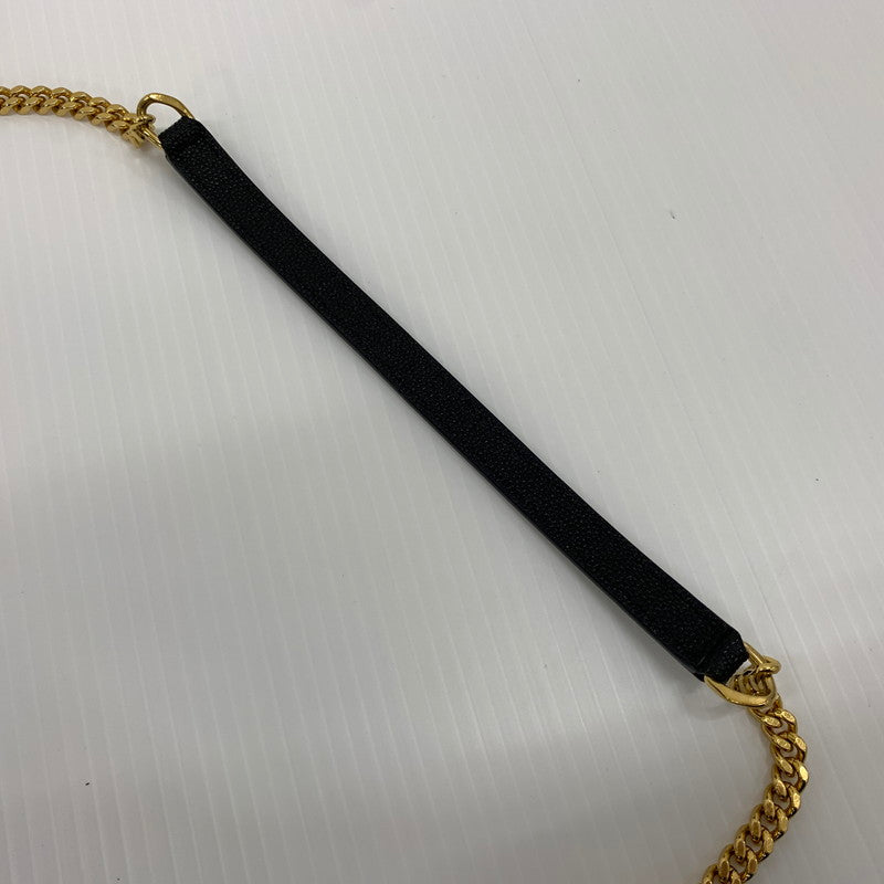 【中古品】【レディース】 Saint Laurent Paris サンローランパリ 618057 ルー タッセル チェーン ショルダーバッグ カバン レザーミニバッグ 180-260714-ko-11-tei カラー：ブラック 万代Net店
