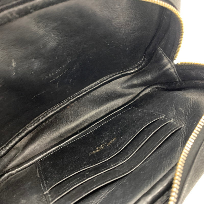 【中古品】【レディース】 Saint Laurent Paris サンローランパリ 618057 ルー タッセル チェーン ショルダーバッグ カバン レザーミニバッグ 180-260714-ko-11-tei カラー：ブラック 万代Net店