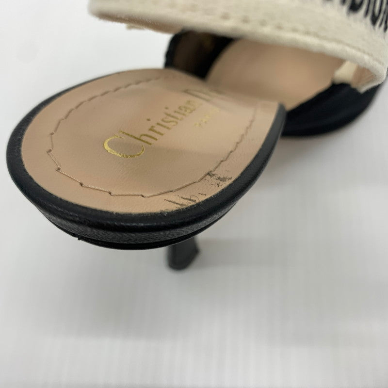 【中古品】【レディース】 Christian Dior クリスチャン・ディオール KDC201TFL90036 スリングバック パンプス 靴 ジャドール シューズ 183-260714-ko-01-tei サイズ：36 カラー：ブラック 万代Net店
