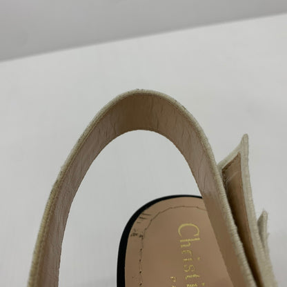 【中古品】【レディース】 Christian Dior クリスチャン・ディオール KDC201TFL90036 スリングバック パンプス 靴 ジャドール シューズ 183-260714-ko-01-tei サイズ：36 カラー：ブラック 万代Net店