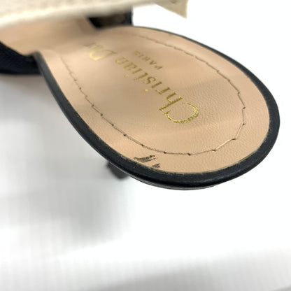 【中古品】【レディース】 Christian Dior クリスチャン・ディオール KDC201TFL90036 スリングバック パンプス 靴 ジャドール シューズ 183-260714-ko-01-tei サイズ：36 カラー：ブラック 万代Net店
