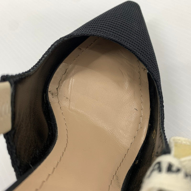 【中古品】【レディース】 Christian Dior クリスチャン・ディオール KDC201TFL90036 スリングバック パンプス 靴 ジャドール シューズ 183-260714-ko-01-tei サイズ：36 カラー：ブラック 万代Net店