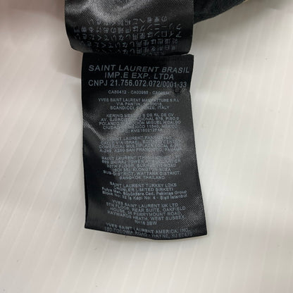 【中古品】【メンズ】 Saint Laurent Paris サンローランパリ バーシティ キャップ 帽子 コットン 183-260714-ko-02-tei サイズ：57 カラー：ベージュ系/カーキ系 万代Net店