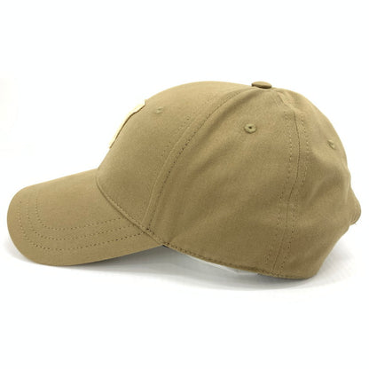 【中古品】【メンズ】 Saint Laurent Paris サンローランパリ バーシティ キャップ 帽子 コットン 183-260714-ko-02-tei サイズ：57 カラー：ベージュ系/カーキ系 万代Net店