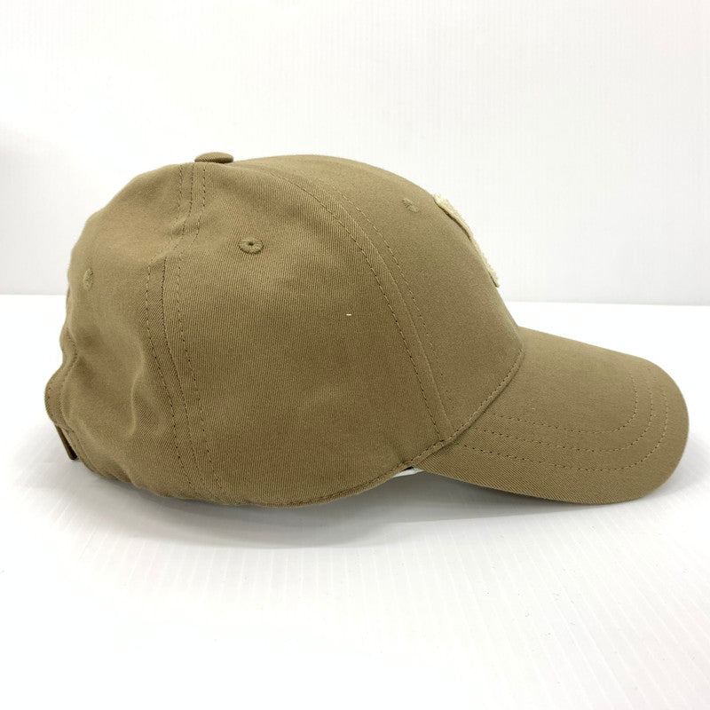 【中古品】【メンズ】 Saint Laurent Paris サンローランパリ バーシティ キャップ 帽子 コットン 183-260714-ko-02-tei サイズ：57 カラー：ベージュ系/カーキ系 万代Net店