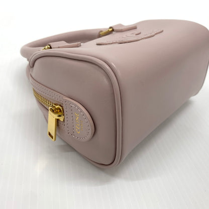 【中古品】【レディース】 CELINE セリーヌ CUIR TRIOMPHE MINI BOSTONBAG 10P04 ミニボストンバッグ カバン ハンドバッグ ショルダーバッグ 180-260714-ko-03-tei カラー：ピンク 万代Net店