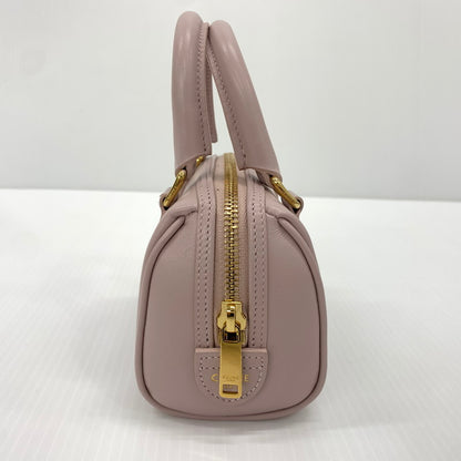【中古品】【レディース】 CELINE セリーヌ CUIR TRIOMPHE MINI BOSTONBAG 10P04 ミニボストンバッグ カバン ハンドバッグ ショルダーバッグ 180-260714-ko-03-tei カラー：ピンク 万代Net店