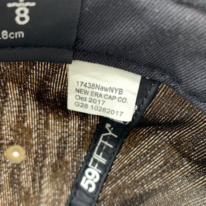 【中古品】【メンズ】 SUPREME シュプリーム × NEW ERA ニューエラ 別注コラボ 18SS MONOGRAM BOX LOGO CAP モノグラム ボックスロゴ キャップ 帽子 149-260730-yo-04-tei サイズ：７ 1/8 カラー：総柄 万代Net店