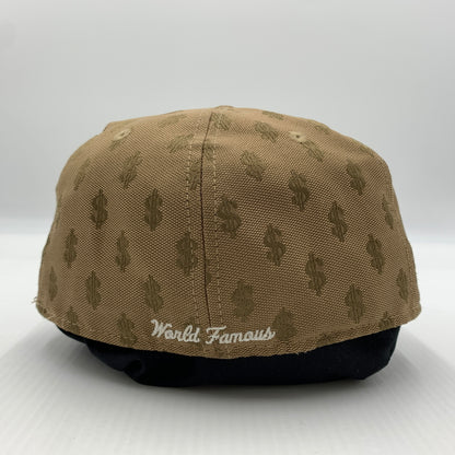【中古品】【メンズ】 SUPREME シュプリーム × NEW ERA ニューエラ 別注コラボ 18SS MONOGRAM BOX LOGO CAP モノグラム ボックスロゴ キャップ 帽子 149-260730-yo-04-tei サイズ：７ 1/8 カラー：総柄 万代Net店