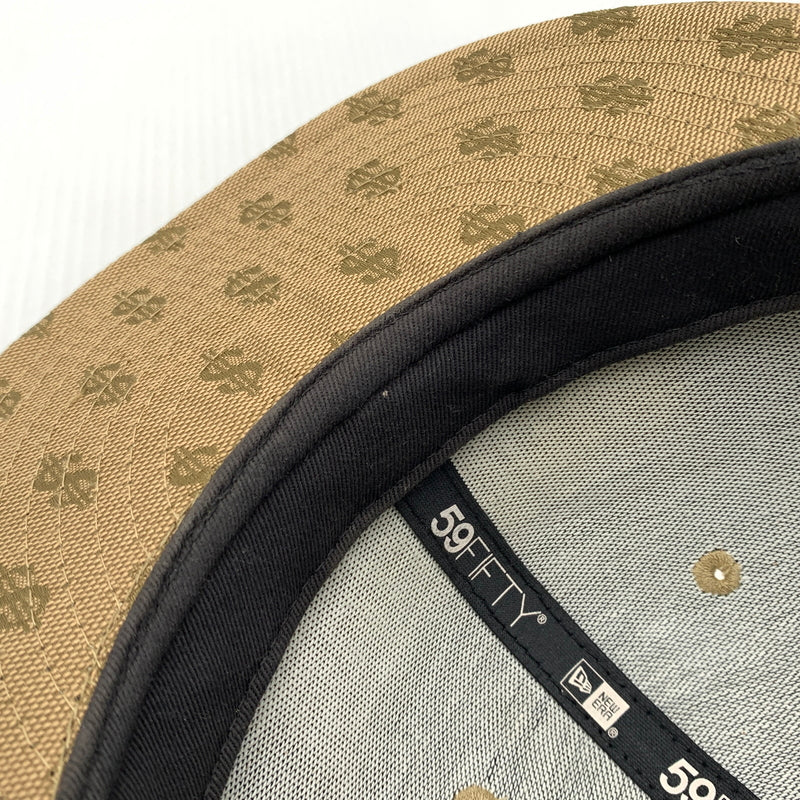【中古品】【メンズ】 SUPREME シュプリーム × NEW ERA ニューエラ 別注コラボ 18SS MONOGRAM BOX LOGO CAP モノグラム ボックスロゴ キャップ 帽子 149-260730-yo-04-tei サイズ：７ 1/8 カラー：総柄 万代Net店