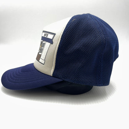 【中古品】【メンズ】 A BATHING APE アベイシングエイプ TRACKER CAP トラッカーキャップ 帽子 メッシュキャップ NFS限定 185-260809-ko-04-tei カラー：ネイビー 万代Net店