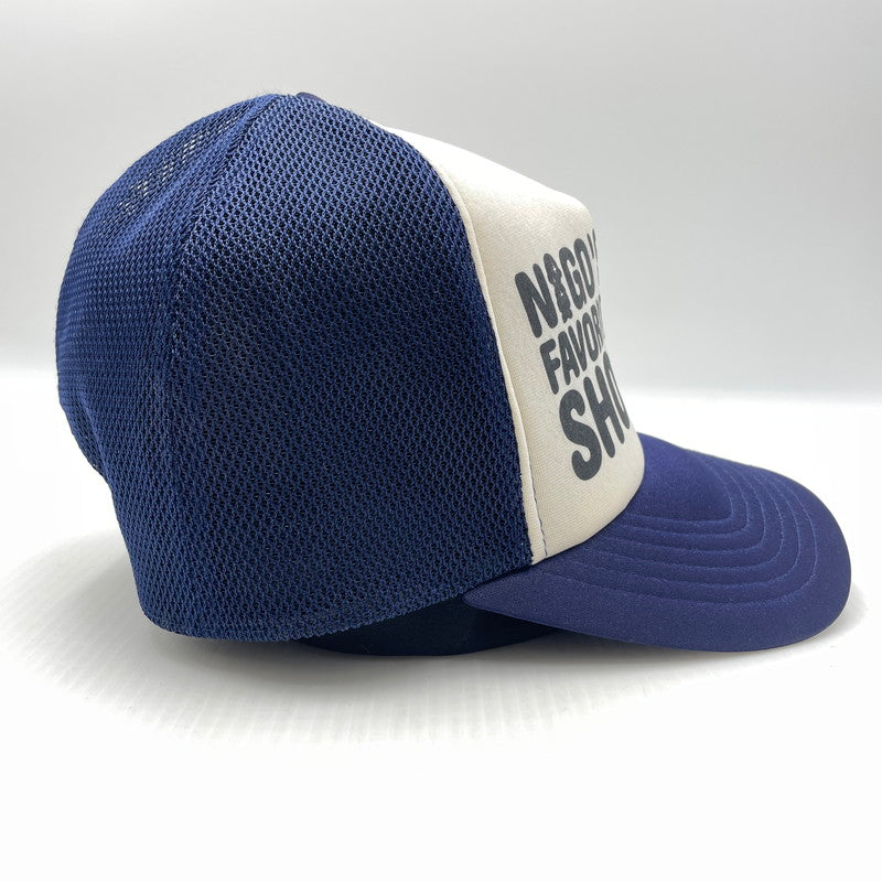 【中古品】【メンズ】 A BATHING APE アベイシングエイプ TRACKER CAP トラッカーキャップ 帽子 メッシュキャップ NFS限定 185-260809-ko-04-tei カラー：ネイビー 万代Net店