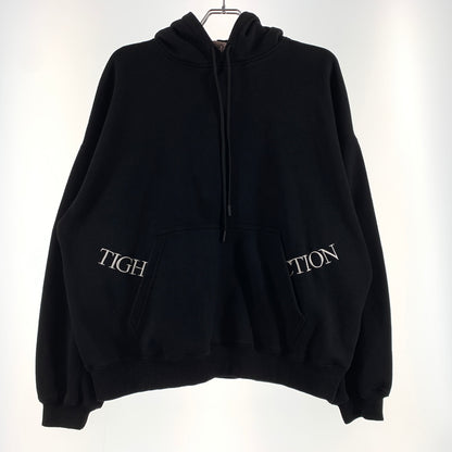 【中古品】【メンズ】 TIGHTBOOTH タイトブース STRAIGHT UP HOODIE ストレート アップ フーディ トップス プルオーバーパーカー 142-260716-ko-06-tei サイズ：M カラー：ブラック 万代Net店