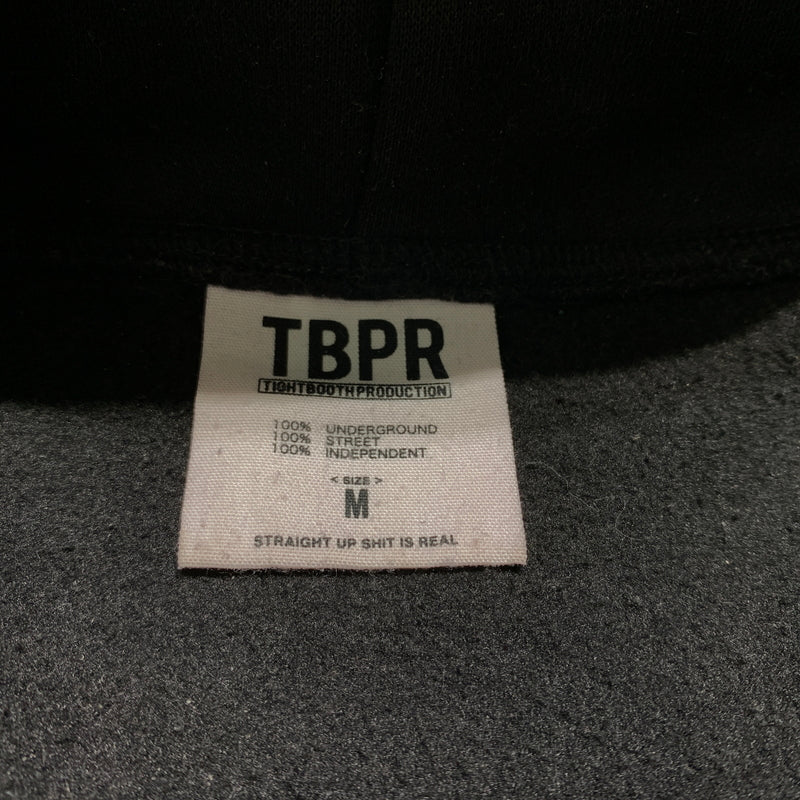 【中古品】【メンズ】 TIGHTBOOTH タイトブース STRAIGHT UP HOODIE ストレート アップ フーディ トップス プルオーバーパーカー 142-260716-ko-06-tei サイズ：M カラー：ブラック 万代Net店