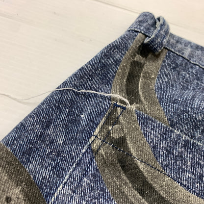 【現状渡し品】【メンズ】 SALUTE サルーテ HORSESHOE PATTERN DENIM PANTS 蹄鉄柄 デニム パンツ ボトムス 153-260730-sa-17-tei サイズ：S カラー：インディゴ 万代Net店