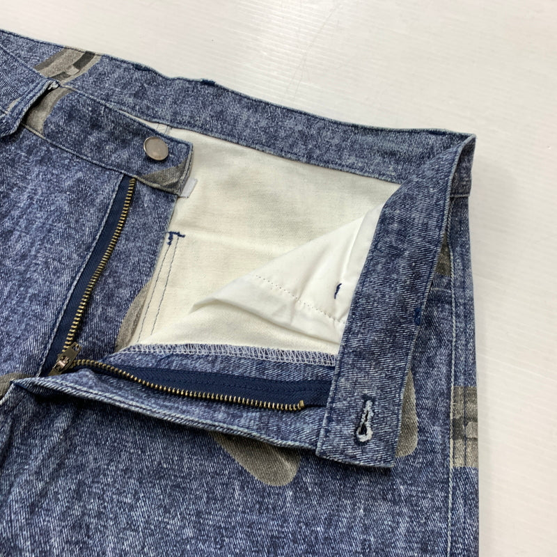 【現状渡し品】【メンズ】 SALUTE サルーテ HORSESHOE PATTERN DENIM PANTS 蹄鉄柄 デニム パンツ ボトムス 153-260730-sa-17-tei サイズ：S カラー：インディゴ 万代Net店