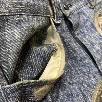【現状渡し品】【メンズ】 SALUTE サルーテ HORSESHOE PATTERN DENIM PANTS 蹄鉄柄 デニム パンツ ボトムス 153-260730-sa-17-tei サイズ：S カラー：インディゴ 万代Net店