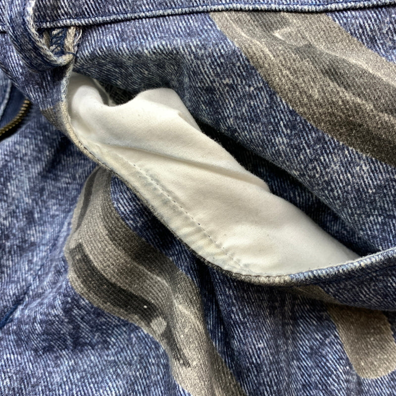 【現状渡し品】【メンズ】 SALUTE サルーテ HORSESHOE PATTERN DENIM PANTS 蹄鉄柄 デニム パンツ ボトムス 153-260730-sa-17-tei サイズ：S カラー：インディゴ 万代Net店